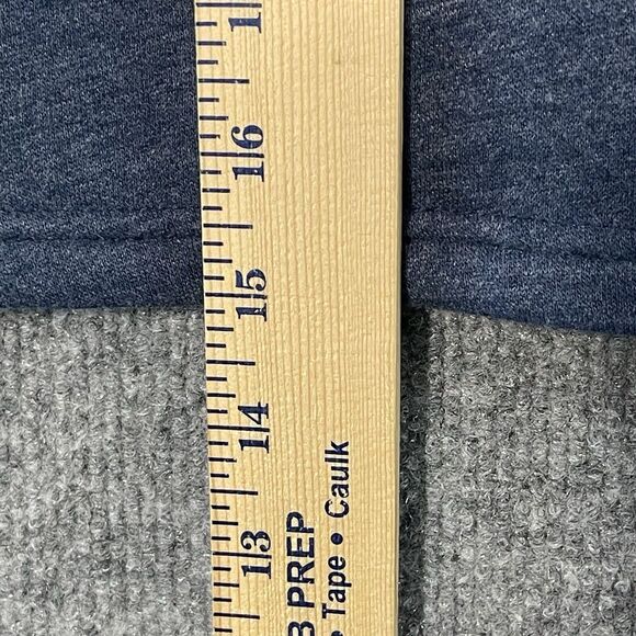 Under Armour Project Rock Fleece Long Sleeve Crop Hoodie Women Size Large Blue - Picture 7 of 7